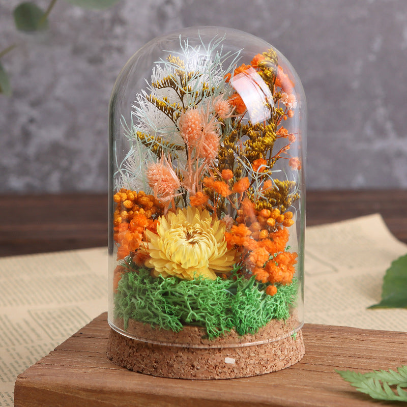 DIY Eternal Flowers - Glass Dome - Style 17