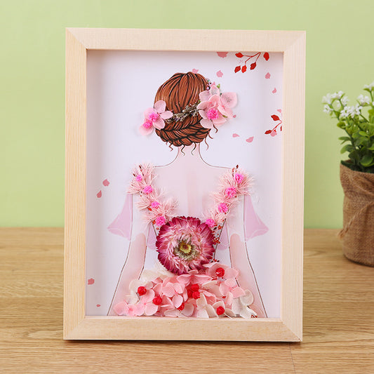 DIY Eternal Flowers - Photo Frame - Style 4