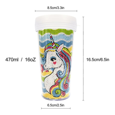 Diamond Painting Water Bottle