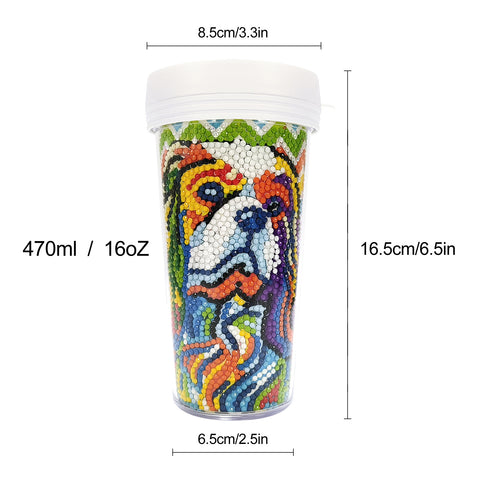 Diamond Painting Water Bottle