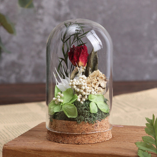 DIY Eternal Flowers - Glass Dome - Style 6