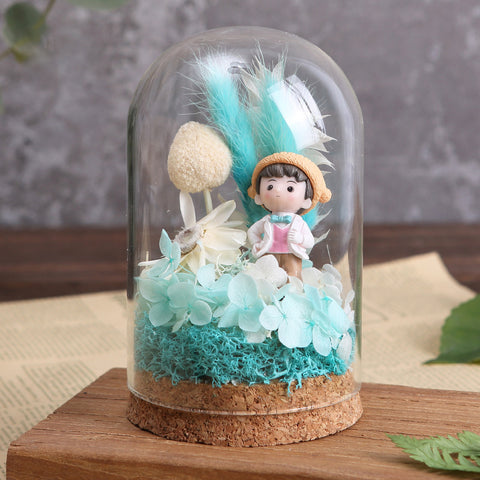 DIY Eternal Flowers - Glass Dome - Style 5