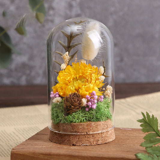 DIY Eternal Flowers - Glass Dome - Style 1