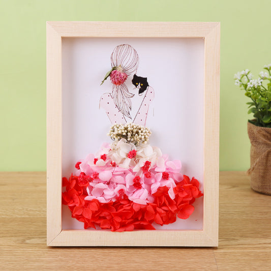 DIY Eternal Flowers - Photo Frame - Style 6