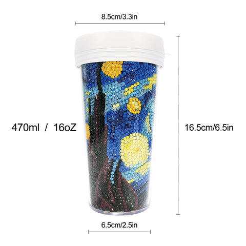 Diamond Painting Water Bottle