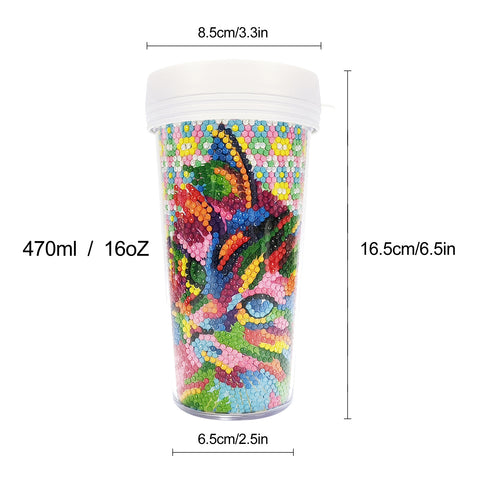 Diamond Painting Water Bottle