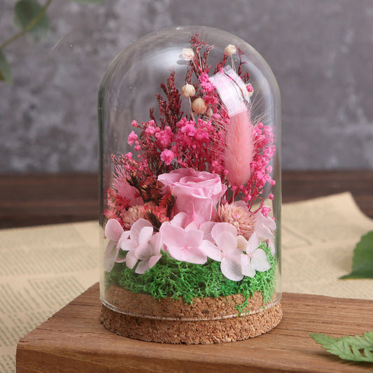 DIY Eternal Flowers - Glass Dome - Style 13