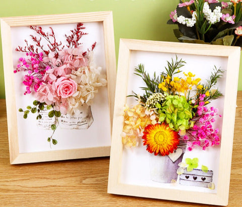 DIY Eternal Flowers - Photo Frame - Style 4