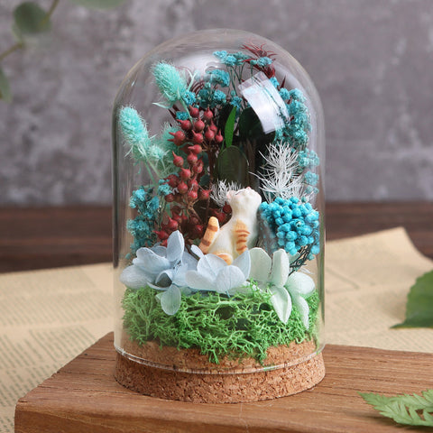 DIY Eternal Flowers - Glass Dome - Style 9