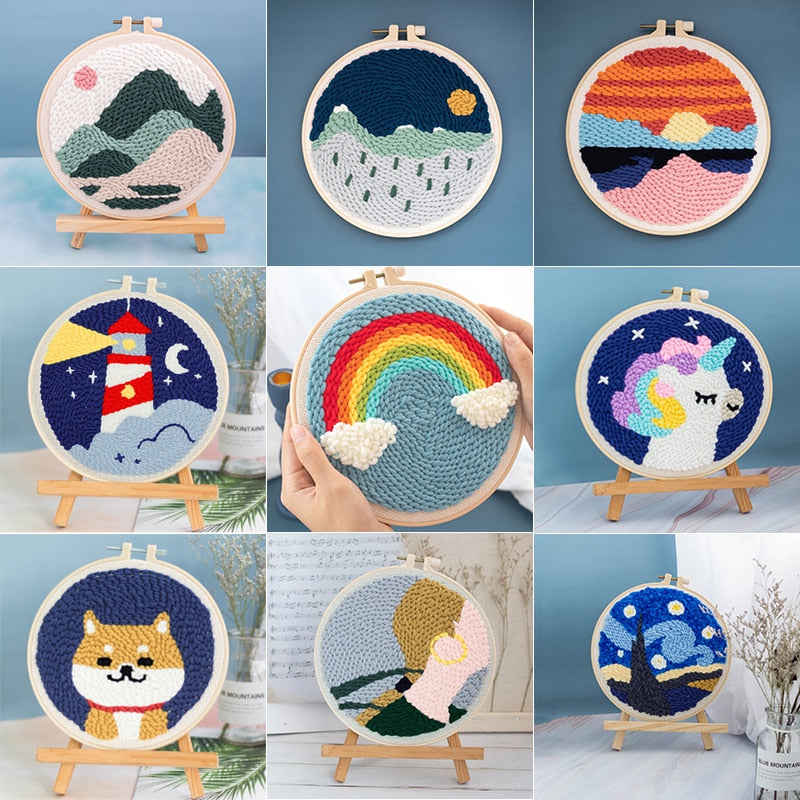 Mountains - Punch Needle Kit