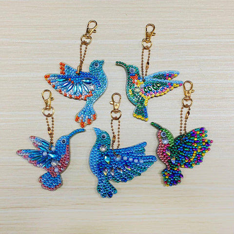 Bird Keychain (5 pack) - Diamond Painting Accessories