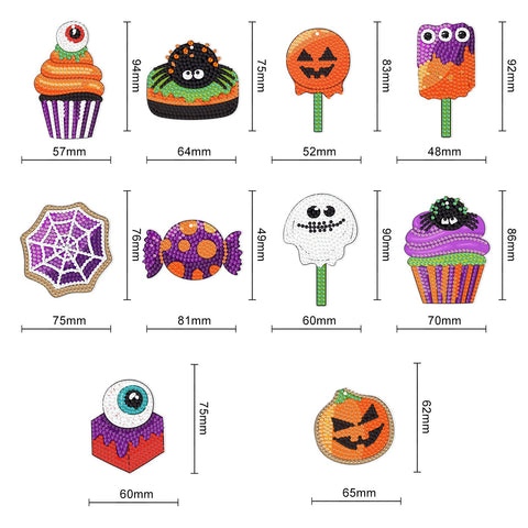 Halloween - Diamond Painting Hanging Wall Decor [10 PCS]