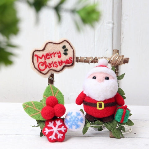 Christmas Dog - DIY Felt Painting Kit