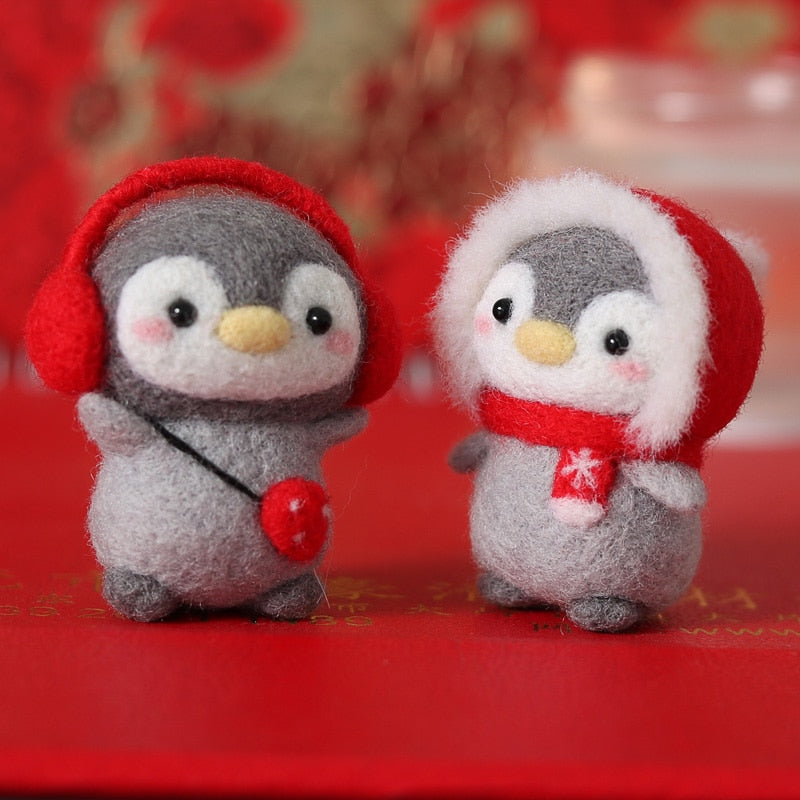 Cool Penguin - DIY Felt Painting Kit