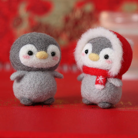 Snowy Penguin - DIY Felt Painting Kit