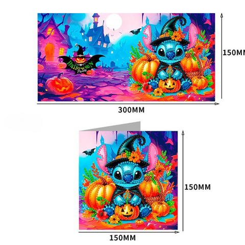 Halloween - Diamond Painting Greeting Cards [6pcs]