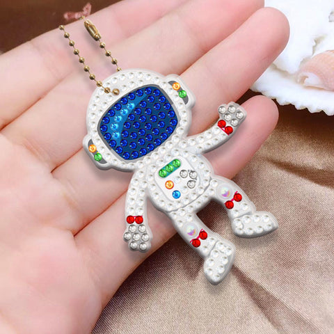 Astronaut and Rocket Keychain (5 pack) - Diamond Painting Accessories