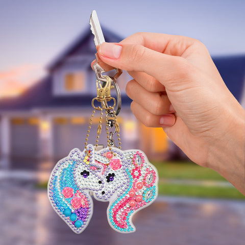 Unicorn Keychain (6 pack) - Diamond Painting Accessories