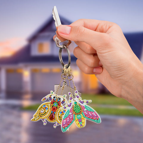 Moth Keychain (6 pack) - Diamond Painting Accessories