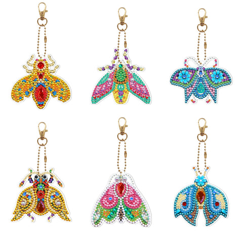 Moth Keychain (6 pack) - Diamond Painting Accessories