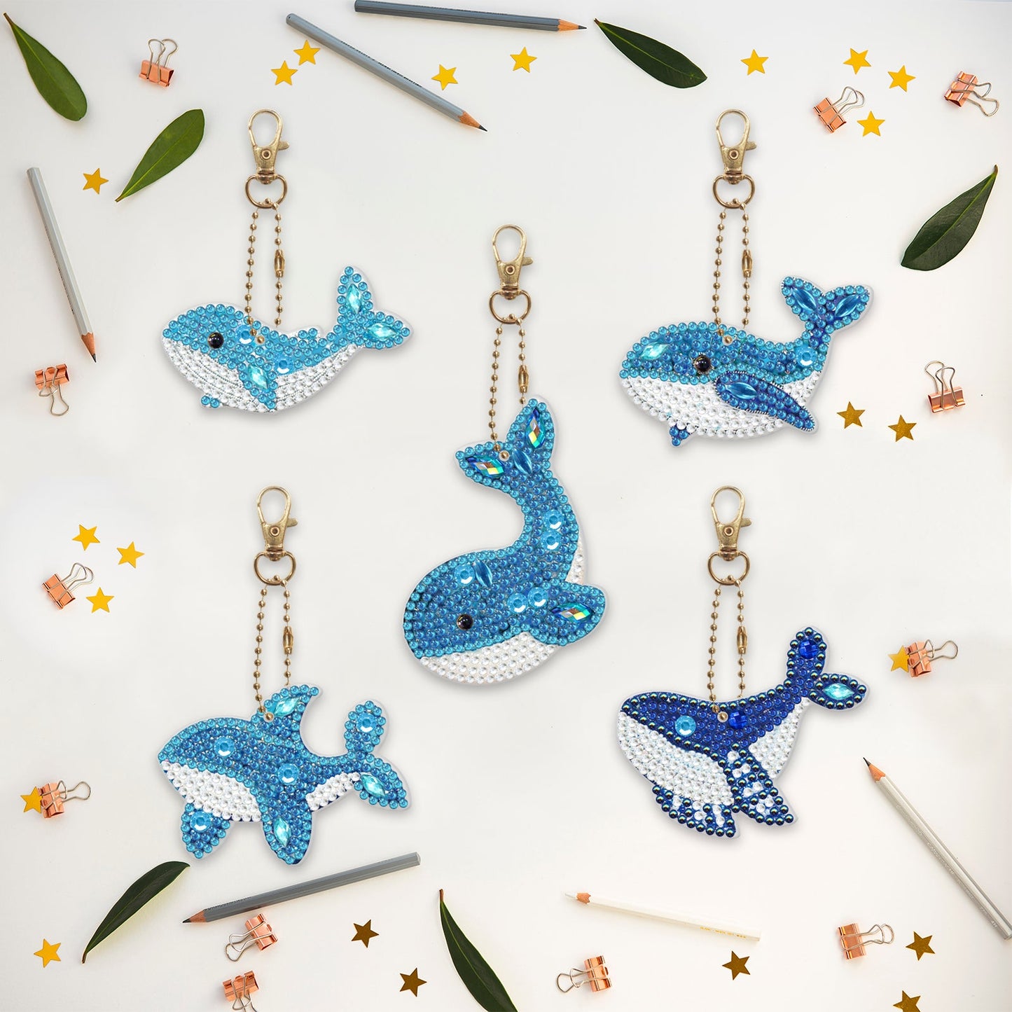 Sea Animals (5 pack) - Diamond Painting Accessories