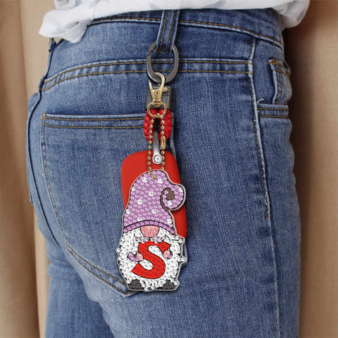 Dwarfs Letter Keychain (6 pack) - Diamond Painting Accessories