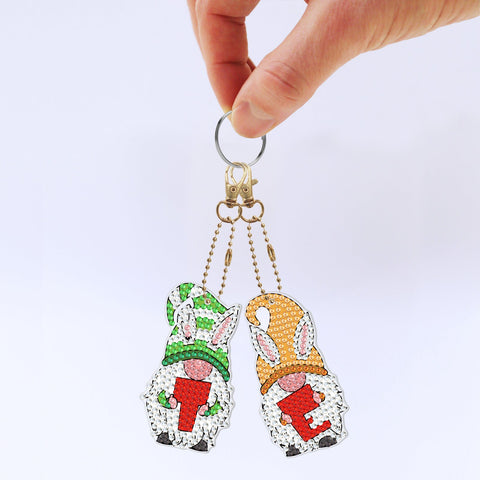 Dwarfs Letter Keychain (6 pack) - Diamond Painting Accessories