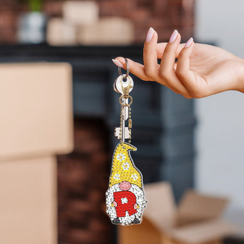 Dwarfs Letter Keychain (6 pack) - Diamond Painting Accessories
