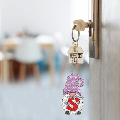 Dwarfs Letter Keychain (6 pack) - Diamond Painting Accessories