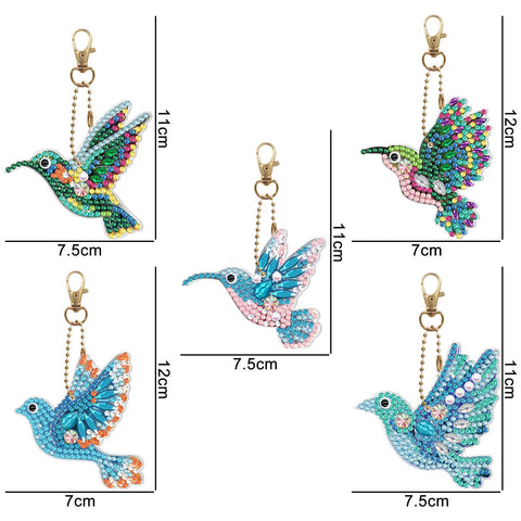 Bird Keychain (5 pack) - Diamond Painting Accessories