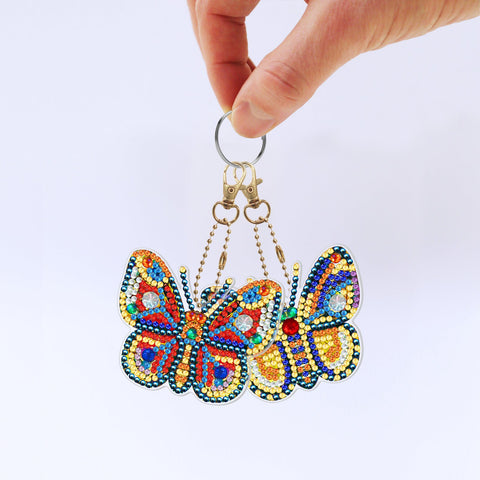 Butterfly Keychain (5 pack) - Diamond Painting Accessories