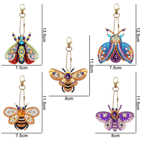 Flies Keychain (5 pack) - Diamond Painting Accessories
