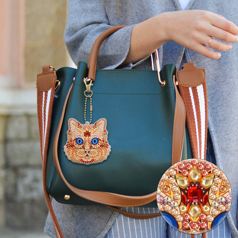 Cat Keychain (5 pack) - Diamond Painting Accessories