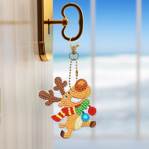 Christmas Keychain (6 pack) - Diamond Painting Accessories