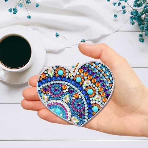 Heart Maze Keychain Ornaments (2 pack) - Diamond Painting Accessories