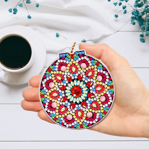 Heart Maze Keychain Ornaments (2 pack) - Diamond Painting Accessories