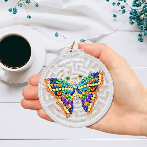 Heart Maze Keychain Ornaments (2 pack) - Diamond Painting Accessories