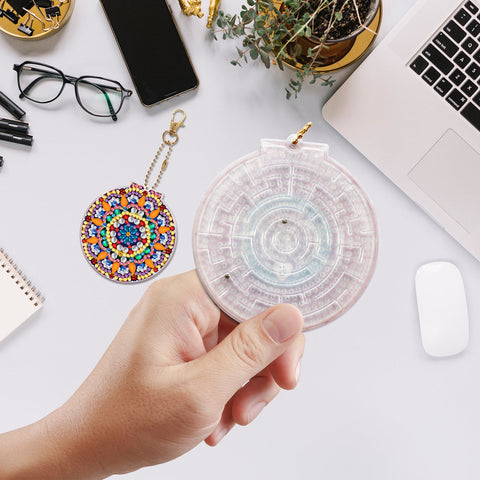 Heart Maze Keychain Ornaments (2 pack) - Diamond Painting Accessories