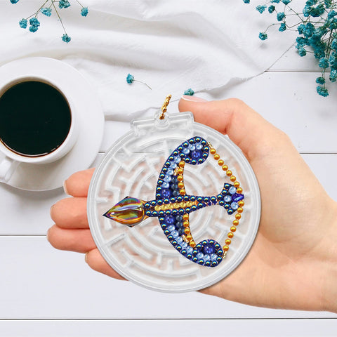 Heart Maze Keychain Ornaments (2 pack) - Diamond Painting Accessories