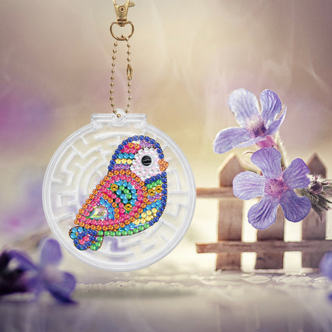 Bird Keychain Ornaments (2 pack) - Diamond Painting Accessories