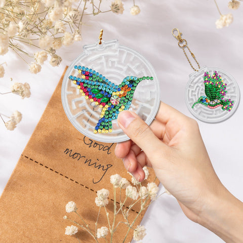 Bird Keychain Ornaments (2 pack) - Diamond Painting Accessories