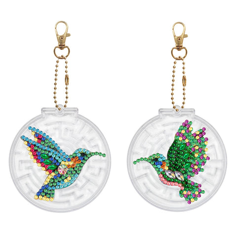 Bird Keychain Ornaments (2 pack) - Diamond Painting Accessories