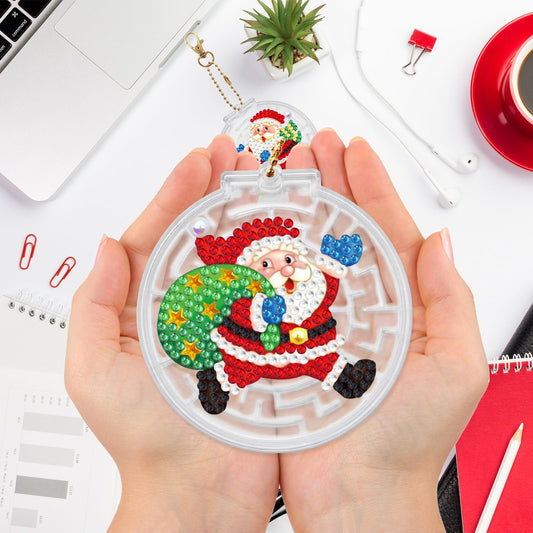 Christmas Keychain Ornaments (2 pack) - Diamond Painting Accessories