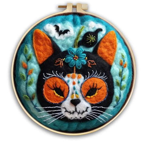 Felt Kits - Halloween Glowin’ Skulls