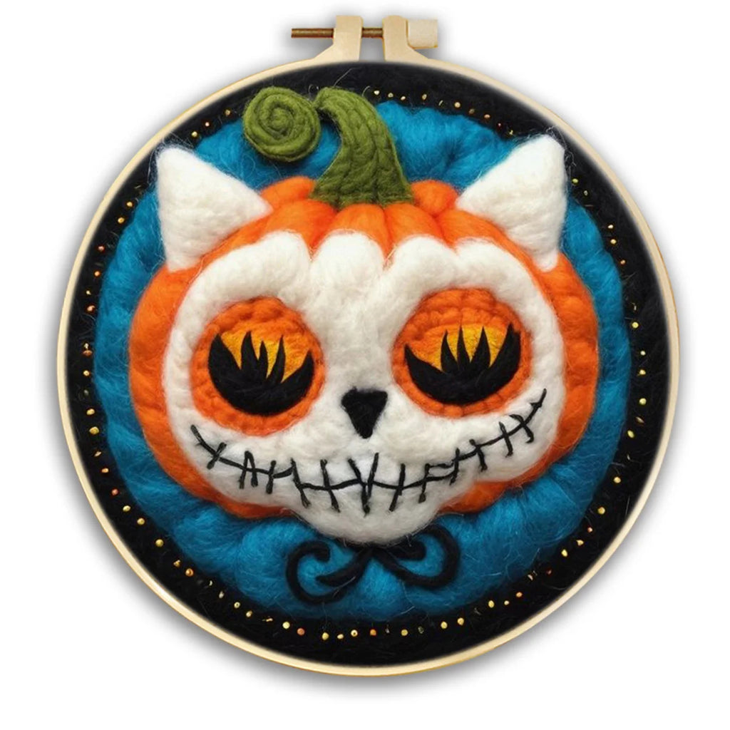 Felt Kits - Halloween Glowin’ Skulls