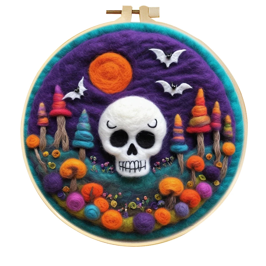 Felt Kits - Halloween Skulls