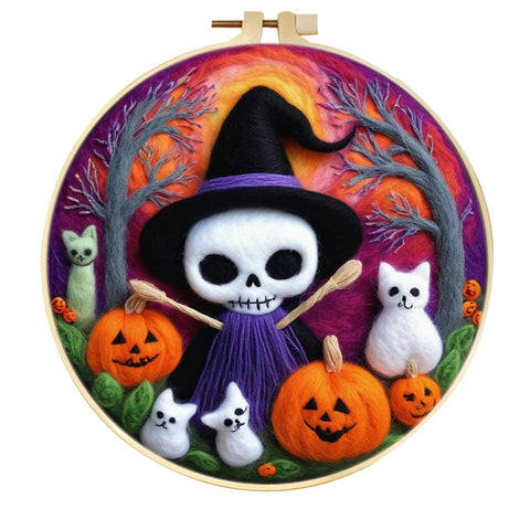Felt Kits - Halloween Skulls