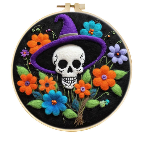 Felt Kits - Halloween Skulls