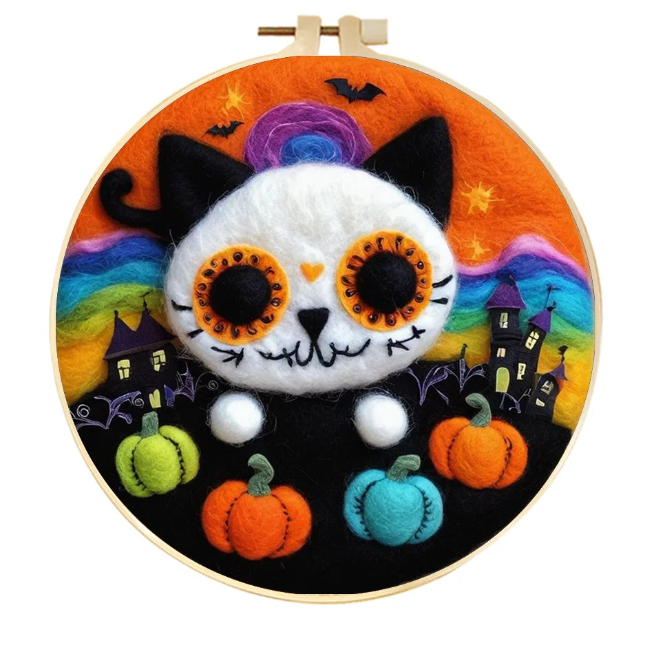 Felt Kits - Halloween Glowin’ Skulls