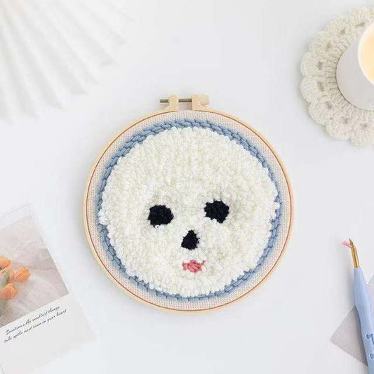 Bichon Frise - Punch Needle Kit